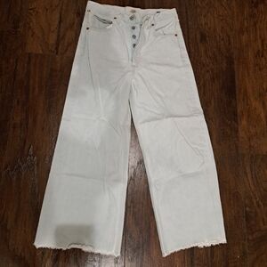 Citizens of Humanity Premium Vintage Emma High Rise Wide Leg Crop Jeans